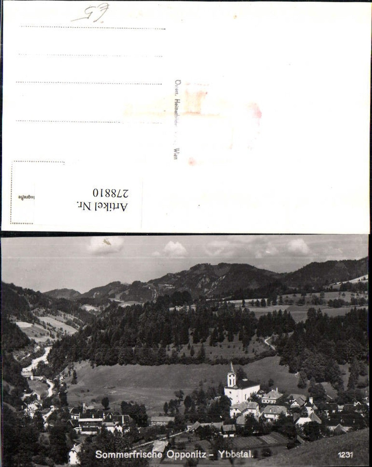 278810,Opponitz im Ybbstal Totale