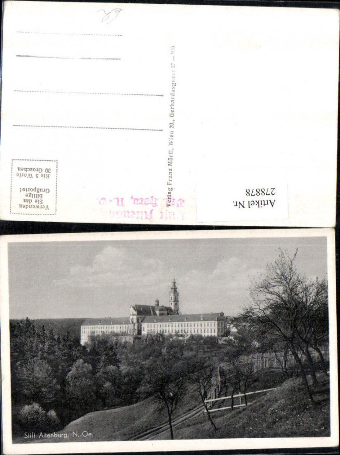 278878,Stift Altenburg