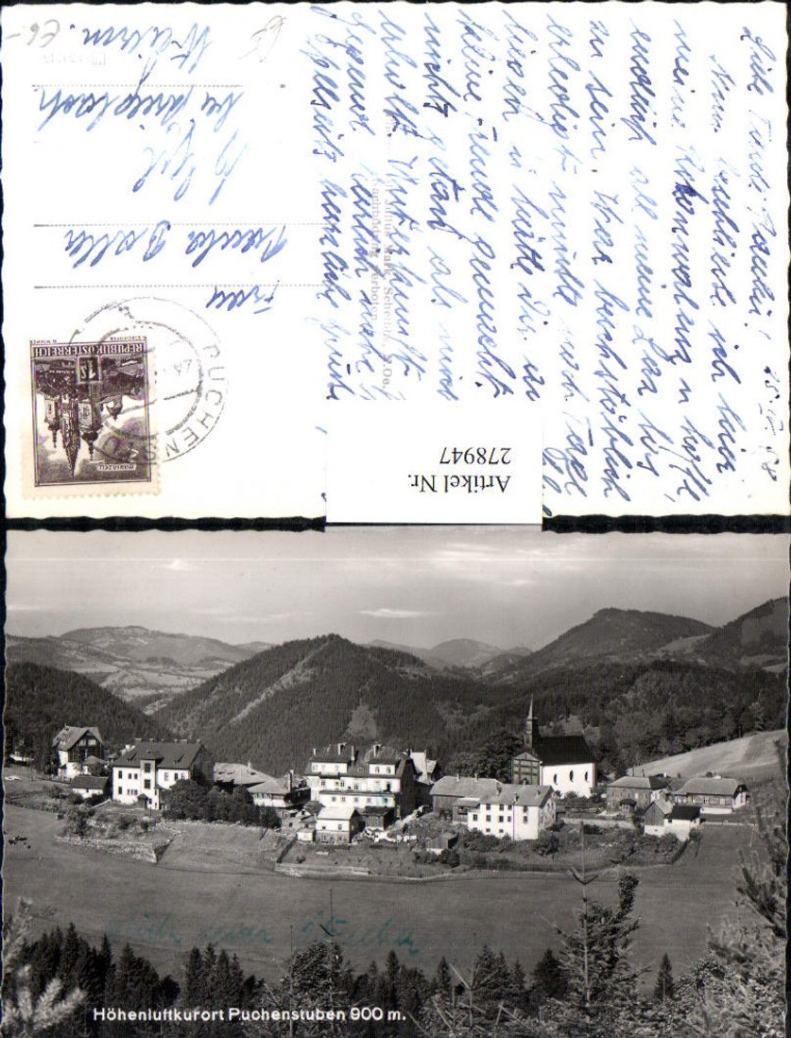 278947,Puchenstuben Totale Bergkulisse