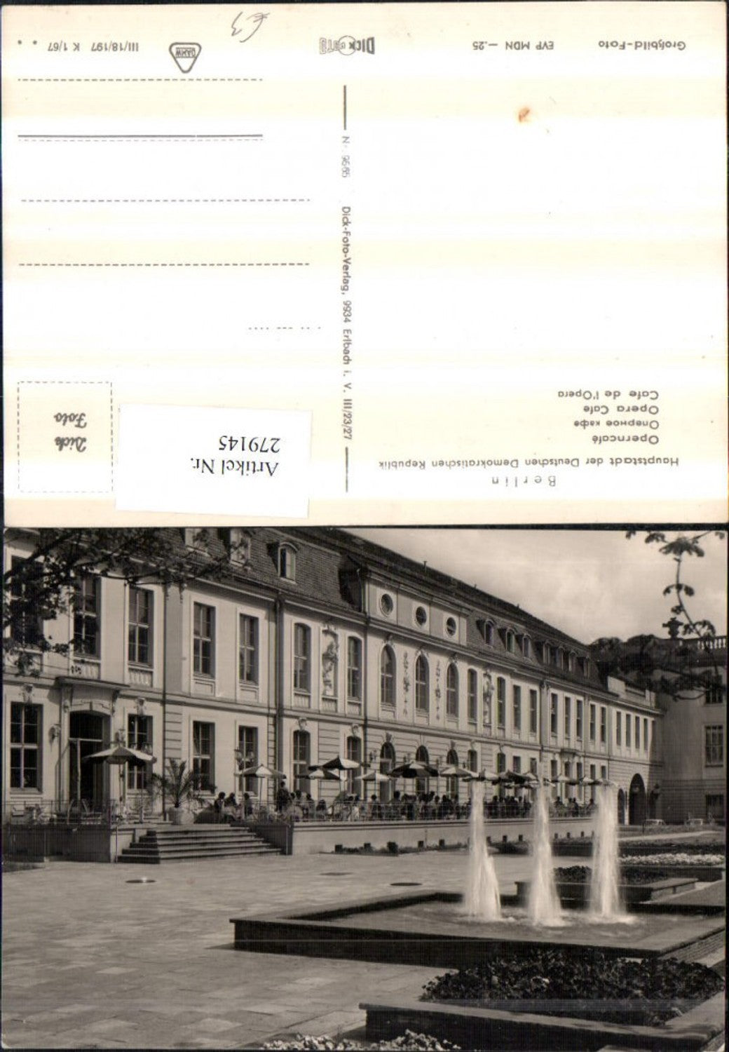 279145,Berlin Operncafe Springbrunnen