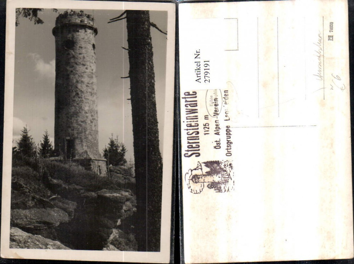 279191,Foto AK Sternsteinwarte Aussichtsturm b. Leonfelden