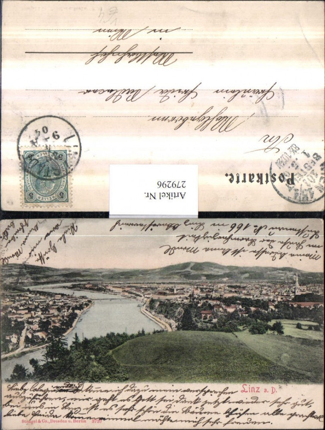 279296,Linz an d. Donau Totale pub Stengel & Co 3737