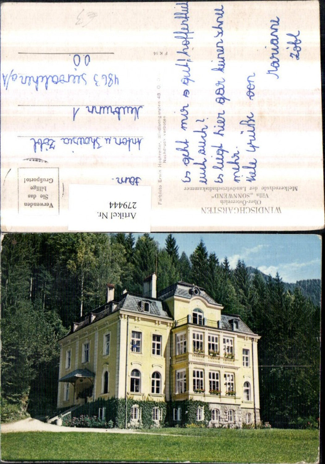 279444,Windischgarsten Villa Sonnwend