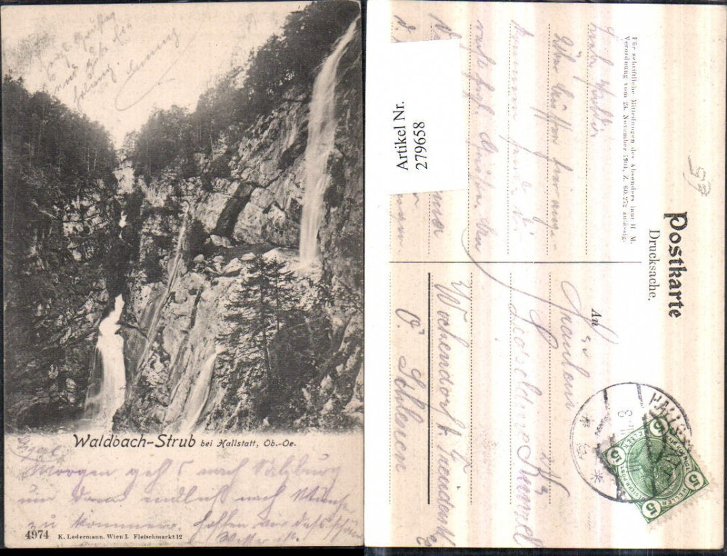 279658,Waldbach-Strub b. Hallstatt Wasserfälle