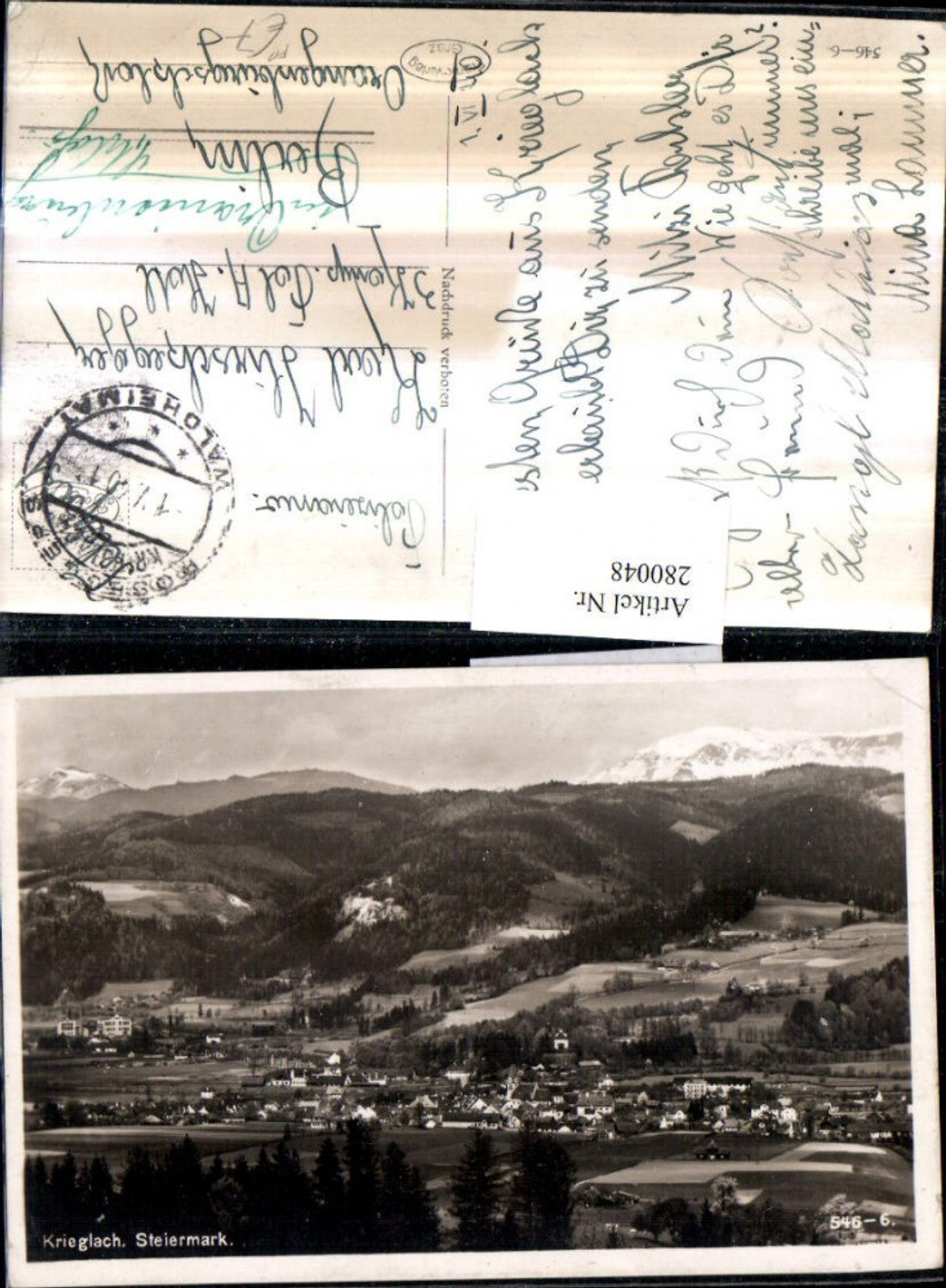 Alte Ansichtskarte – Old Postcard