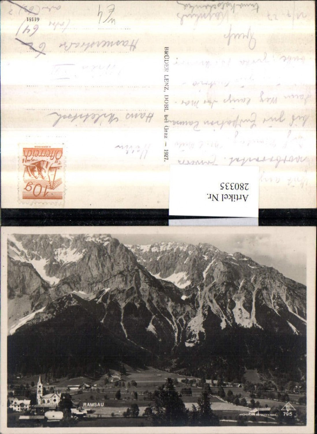 Alte Ansichtskarte – Old Postcard