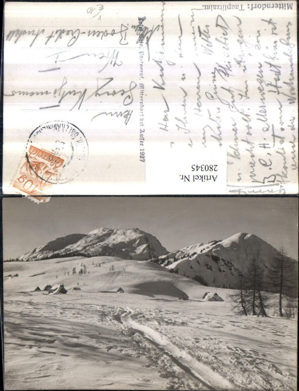 Alte Ansichtskarte – Old Postcard
