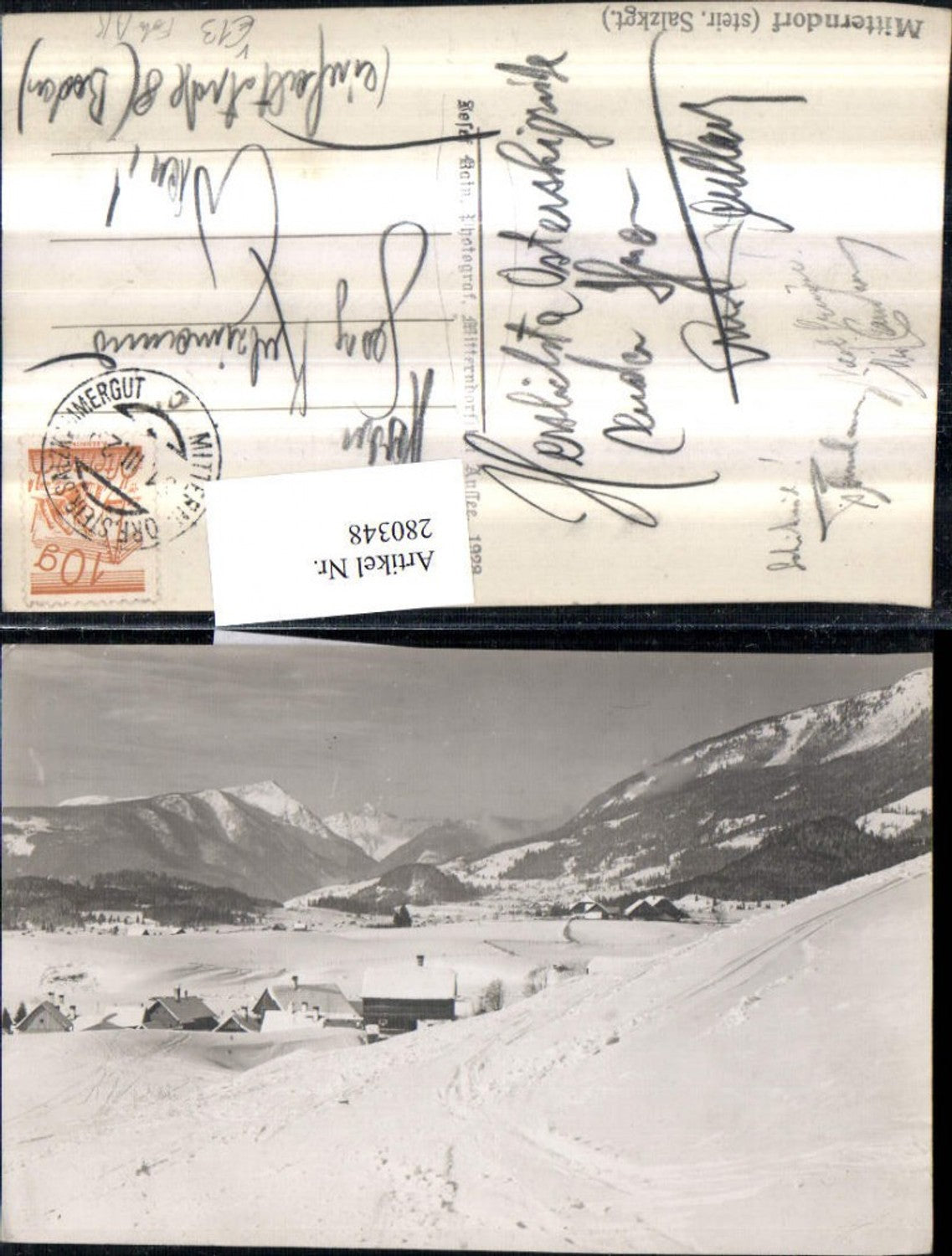 Alte Ansichtskarte – Old Postcard