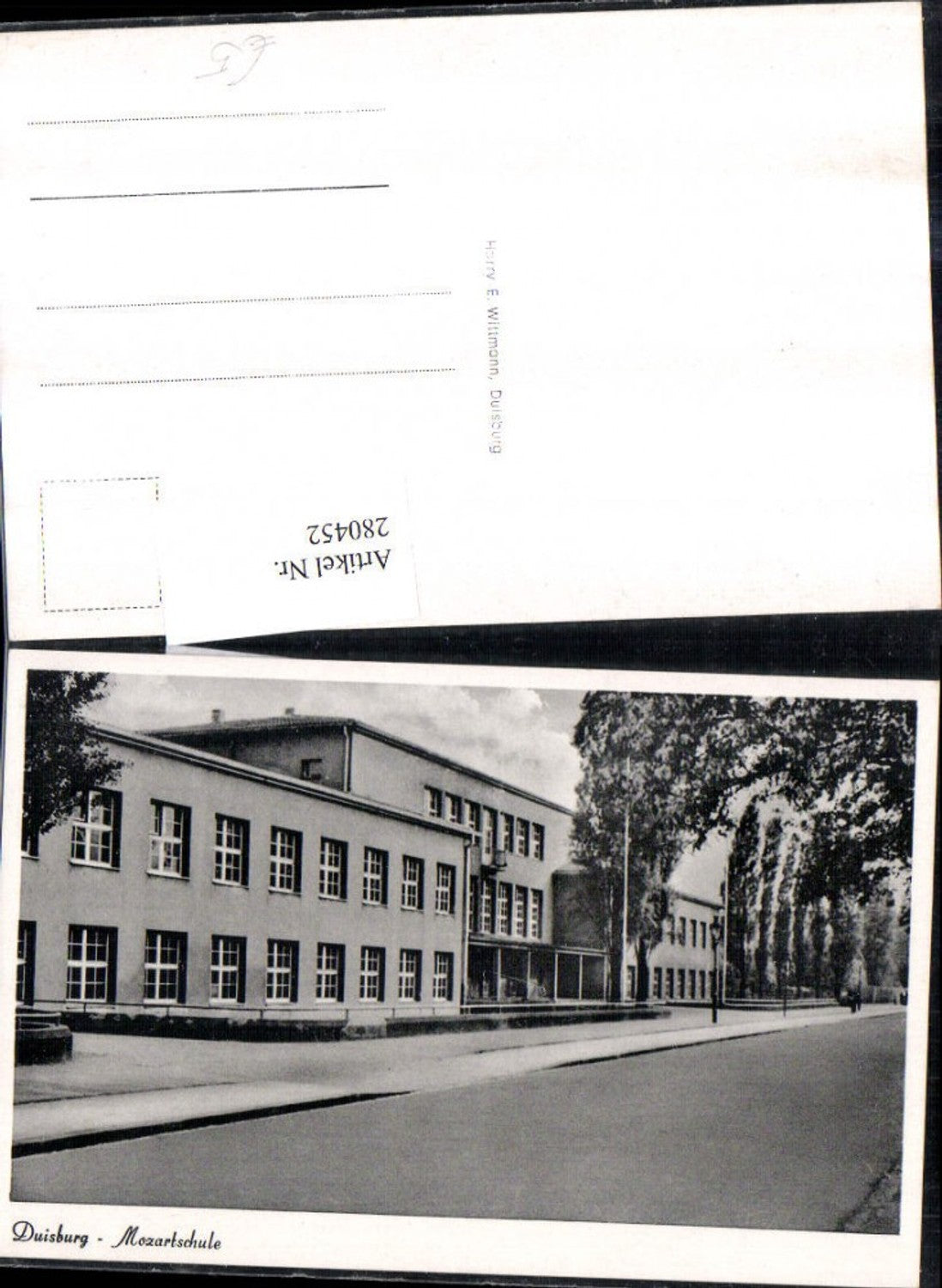 280452,Duisburg Mozartschule Schule Gebäude