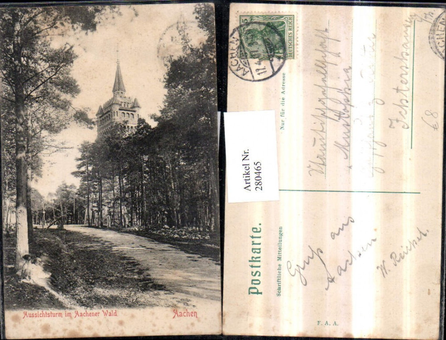 280465,Aachen Aussichtsturm Turm im Aachener Wald