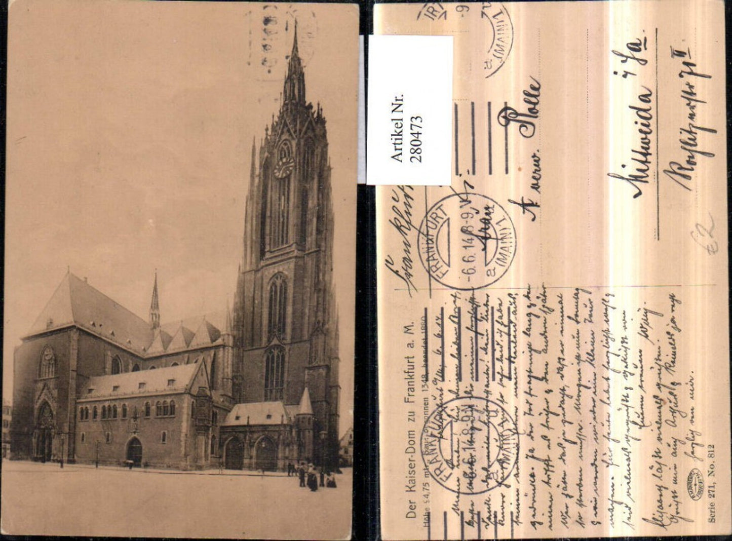 280473,Frankfurt am Main Kaiser-Dom Kirche