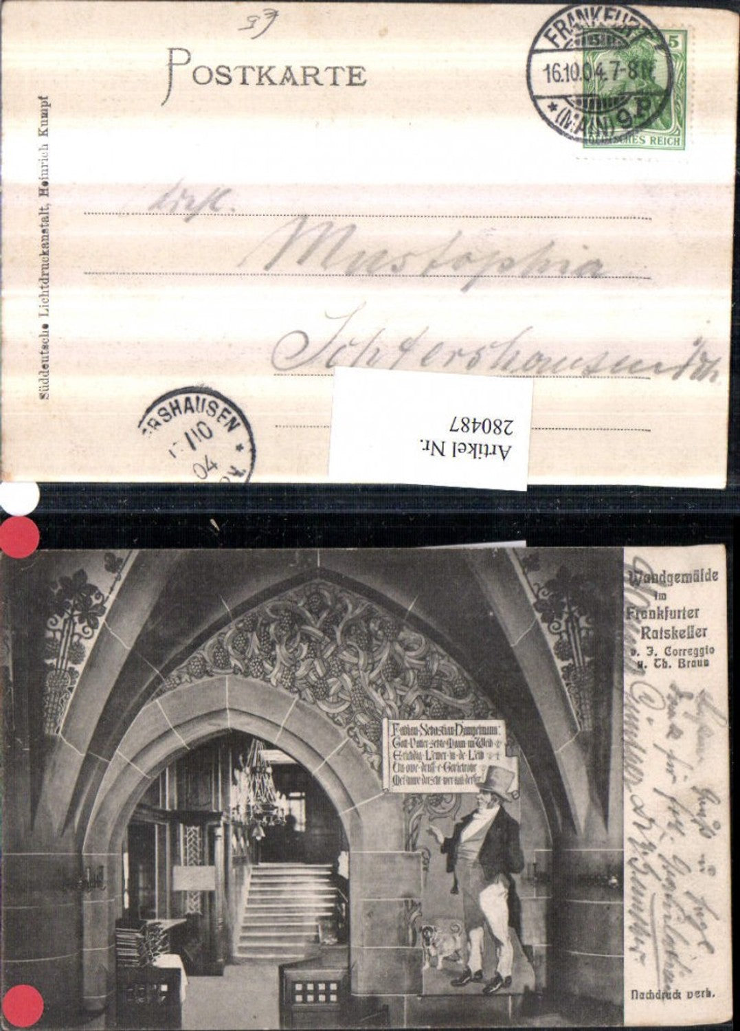 280487,Frankfurt am Main Ratskeller Wandgemälde