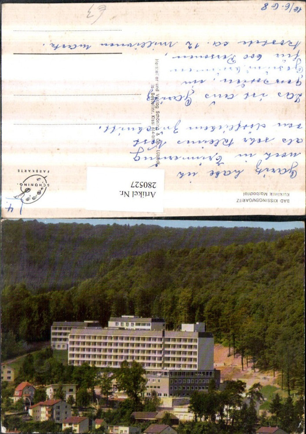 280527,Bad Kissingen Garitz Kurklinik Marbachtal Gebäude