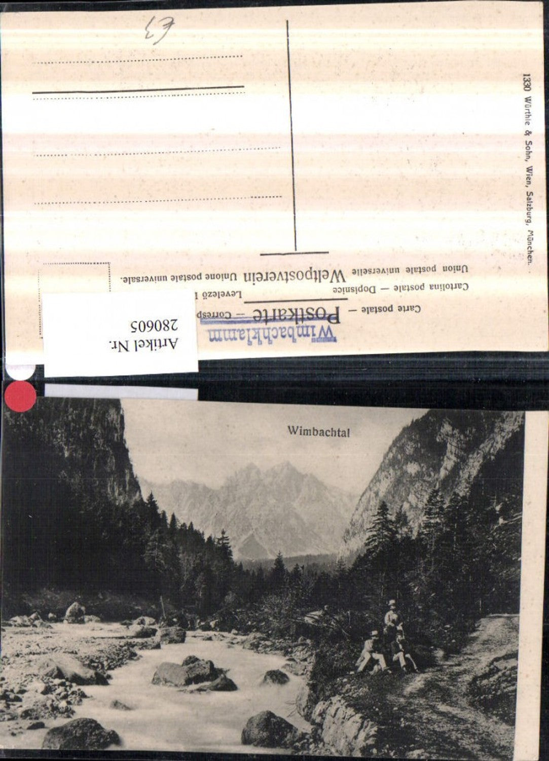 280605,Wimbachtal Partie Wildbach b. Ramsau Berchtesgaden