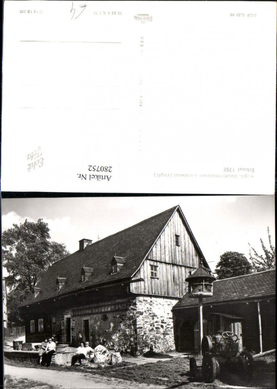 280752,Landwüst im Vogtland Bauernmuseum Hausansicht