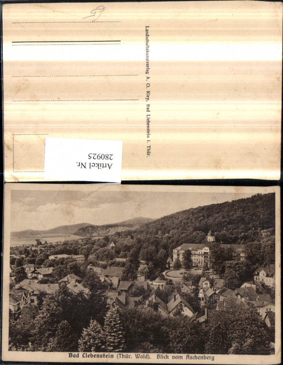 280925,Bad Liebenstein Totale Blick vom Aschenberg