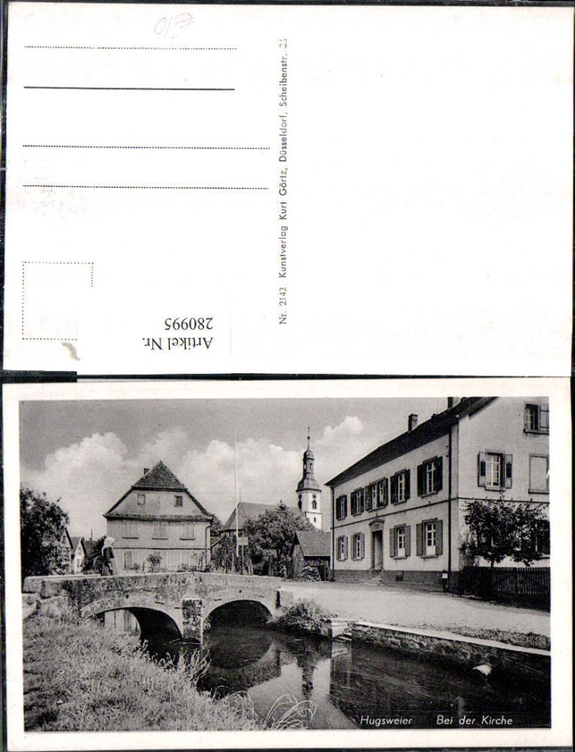 280995, Hugsweier Near the church bridge