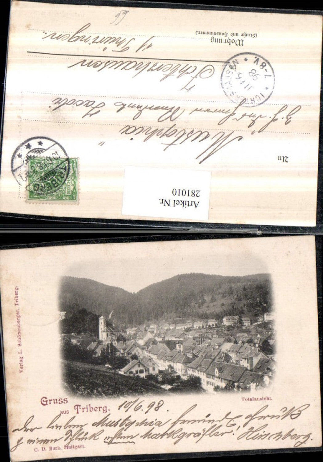 281010,Gruß aus Triberg Totale