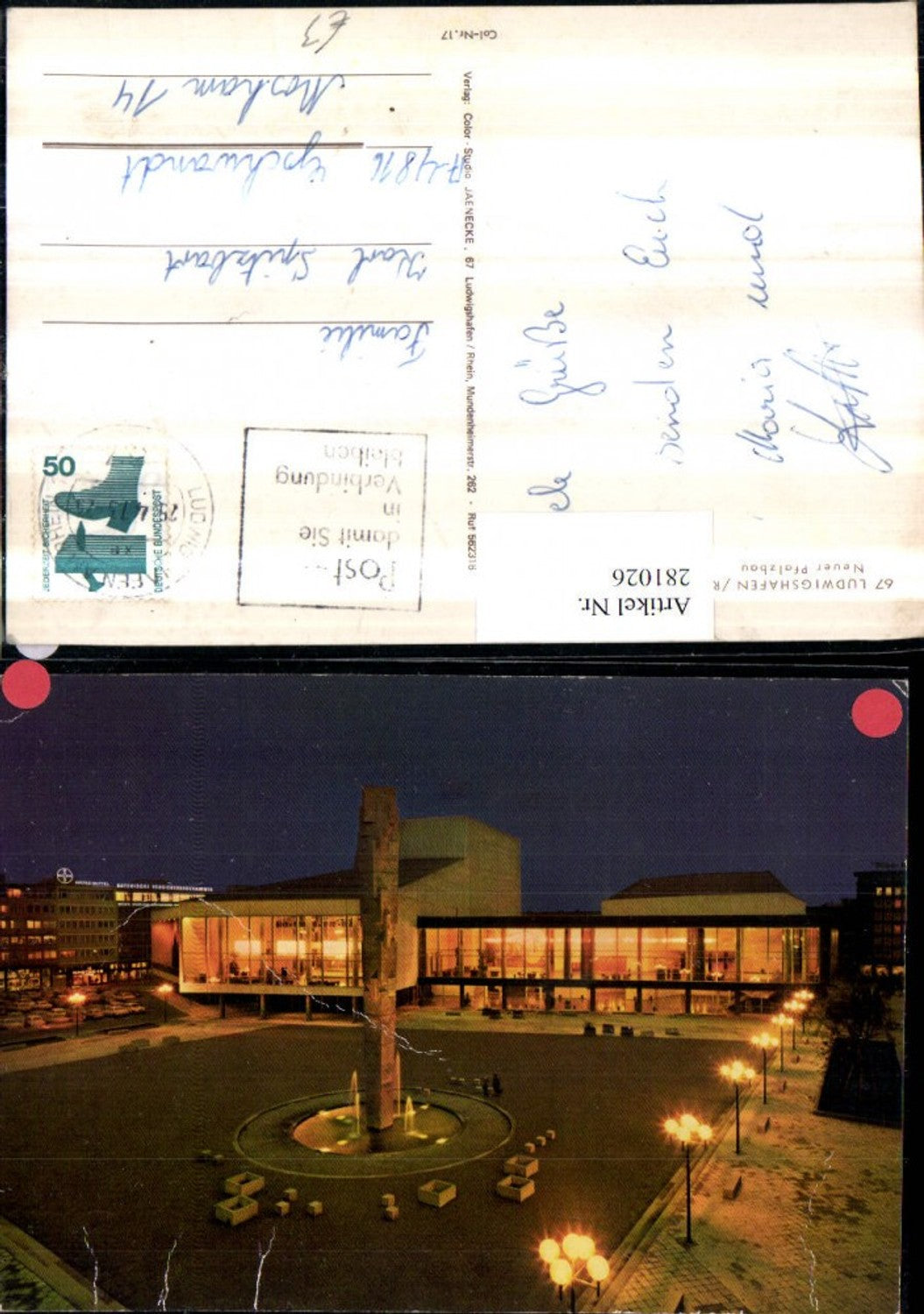 281026,Ludwigshafen am Rhein Neuer Pfalzbau