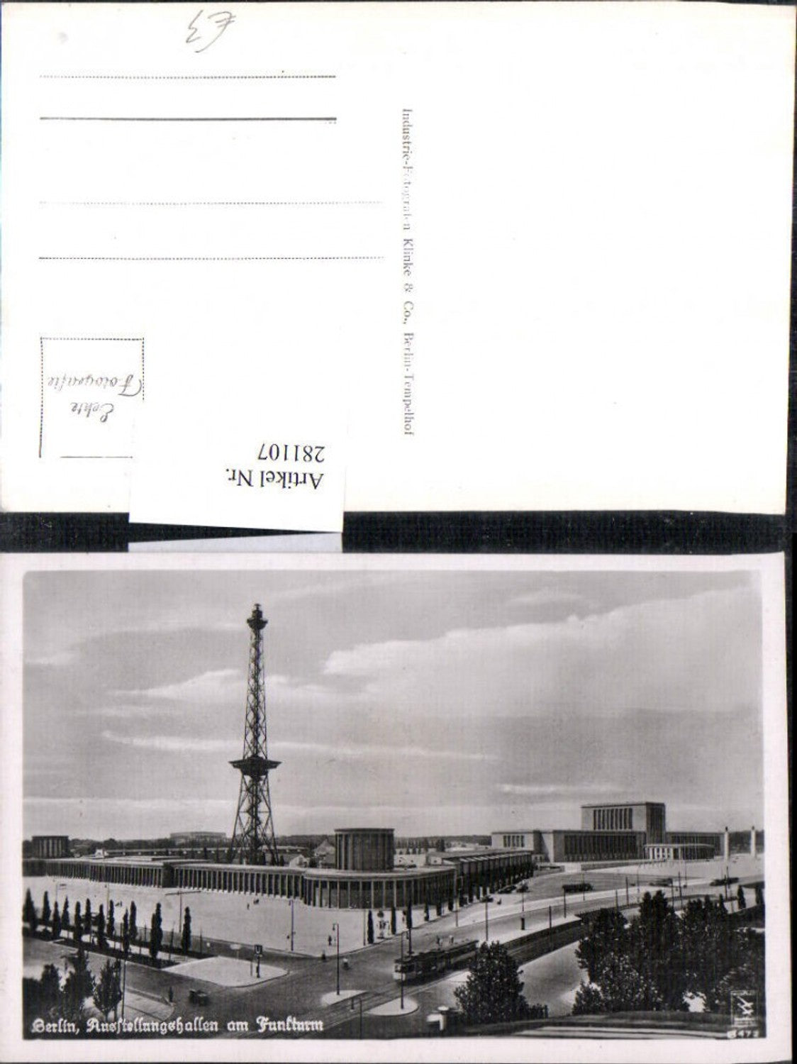 281107,Berlin Ausstellungshallen am Funkturm