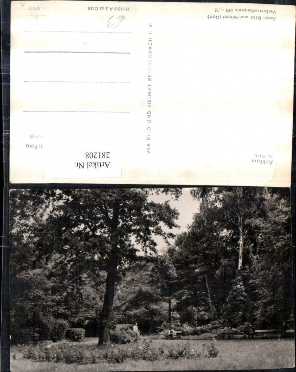 281208,Anklam Im Park Partie pub VEB