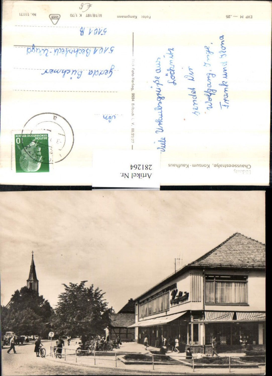 281264,Löcknitz Chausseestraße Konsum-Kaufhaus