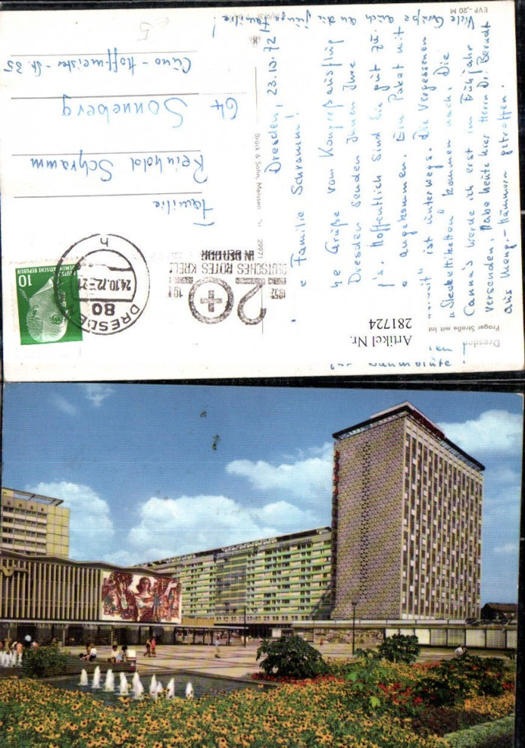 281724,Dresden Prager-Straße m. Interhotel Newa