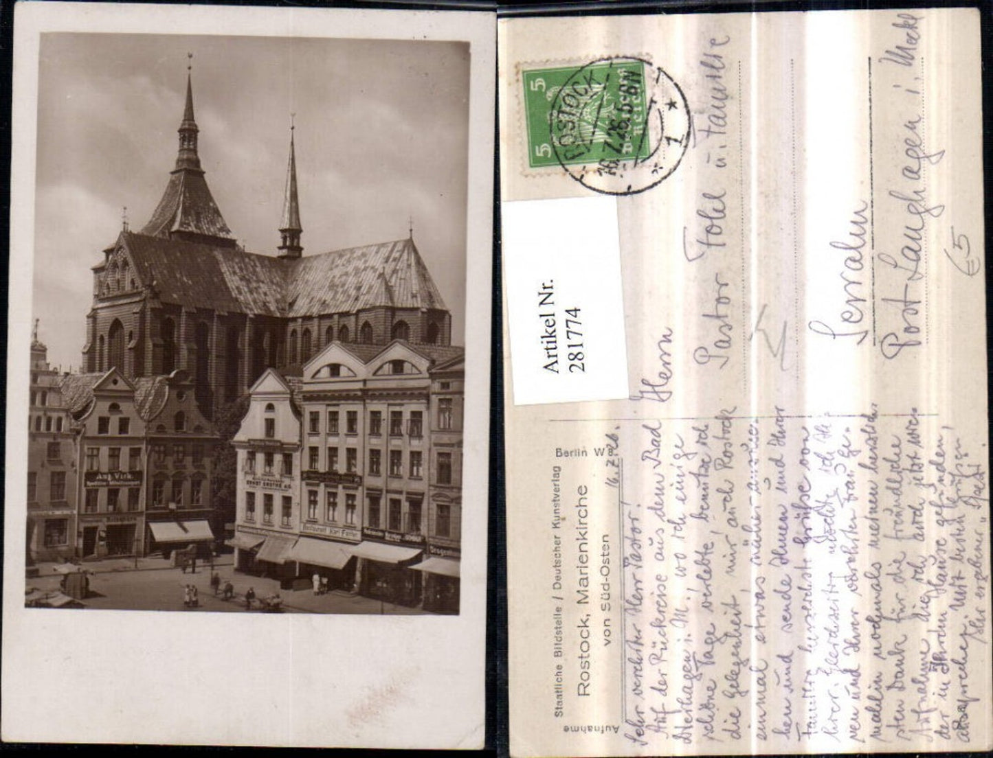 281774,Rostock Marienkirche Kirche
