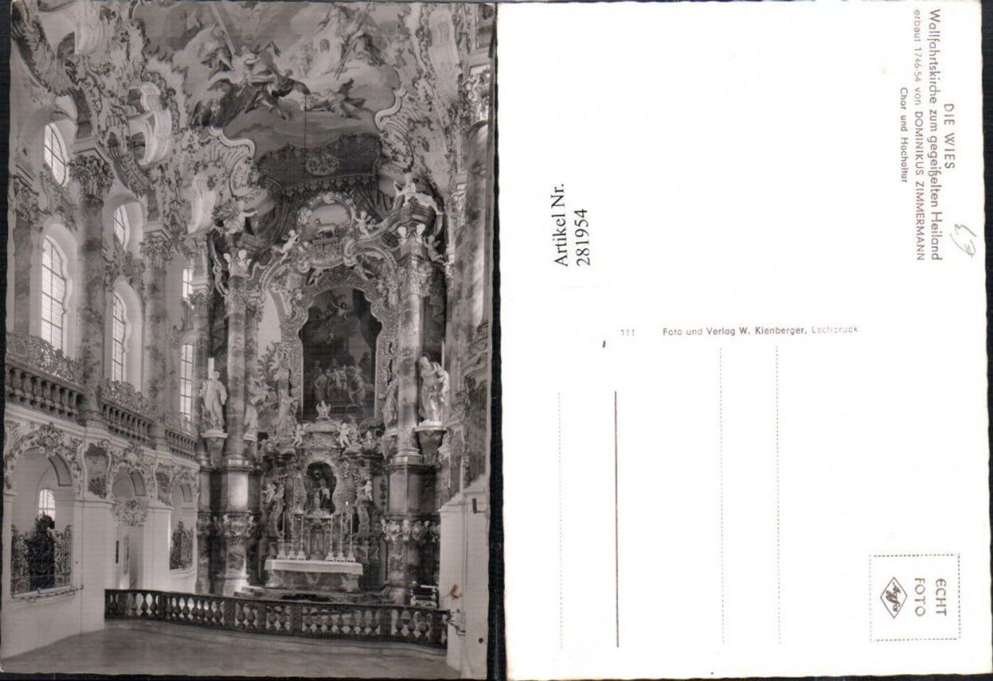 281954,Die Wies Wallfahrtskirche zum gegeißelten Heiland Innenansicht