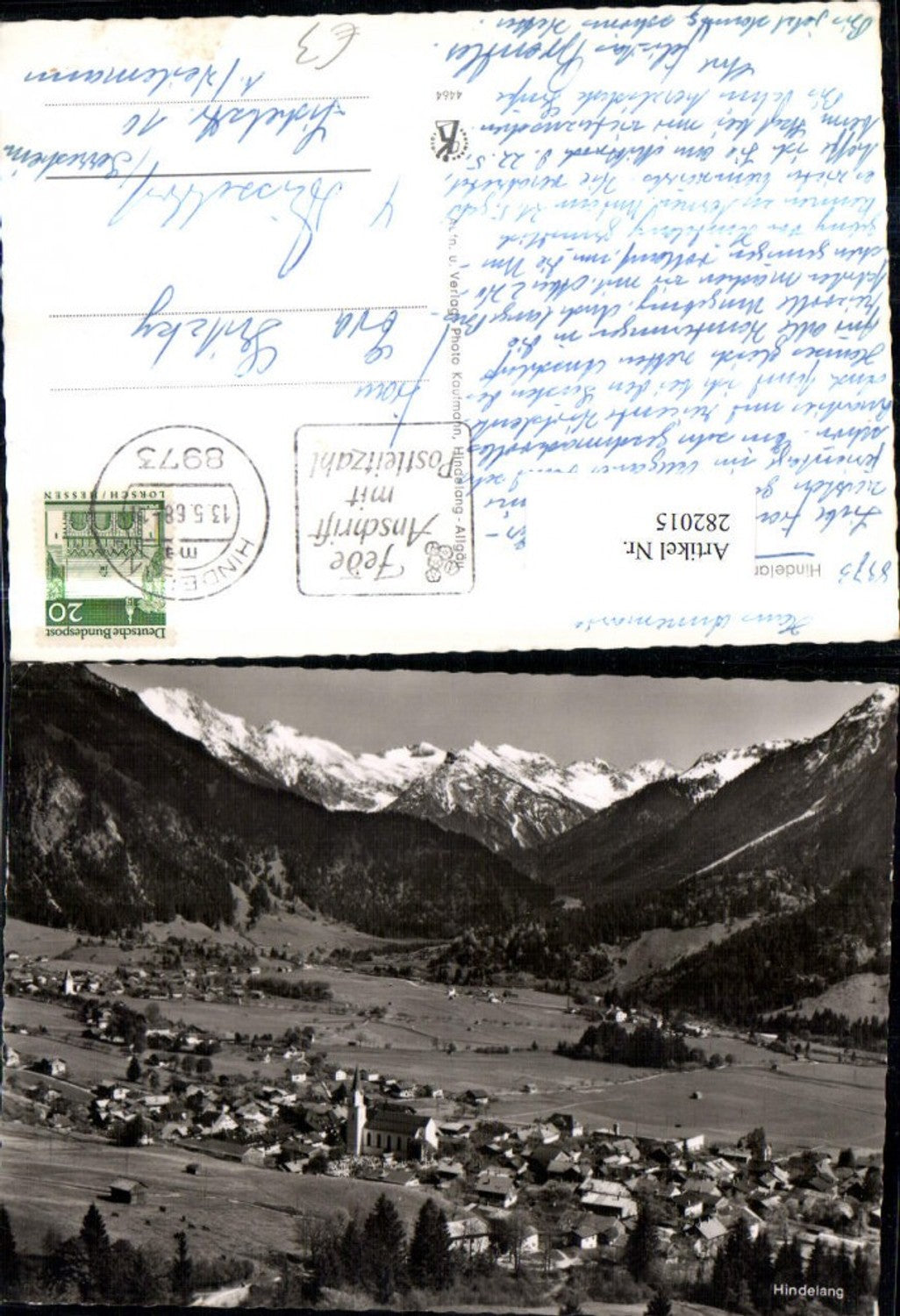 282015,Hindelang Bad Oberdorf Totale Bergkulisse