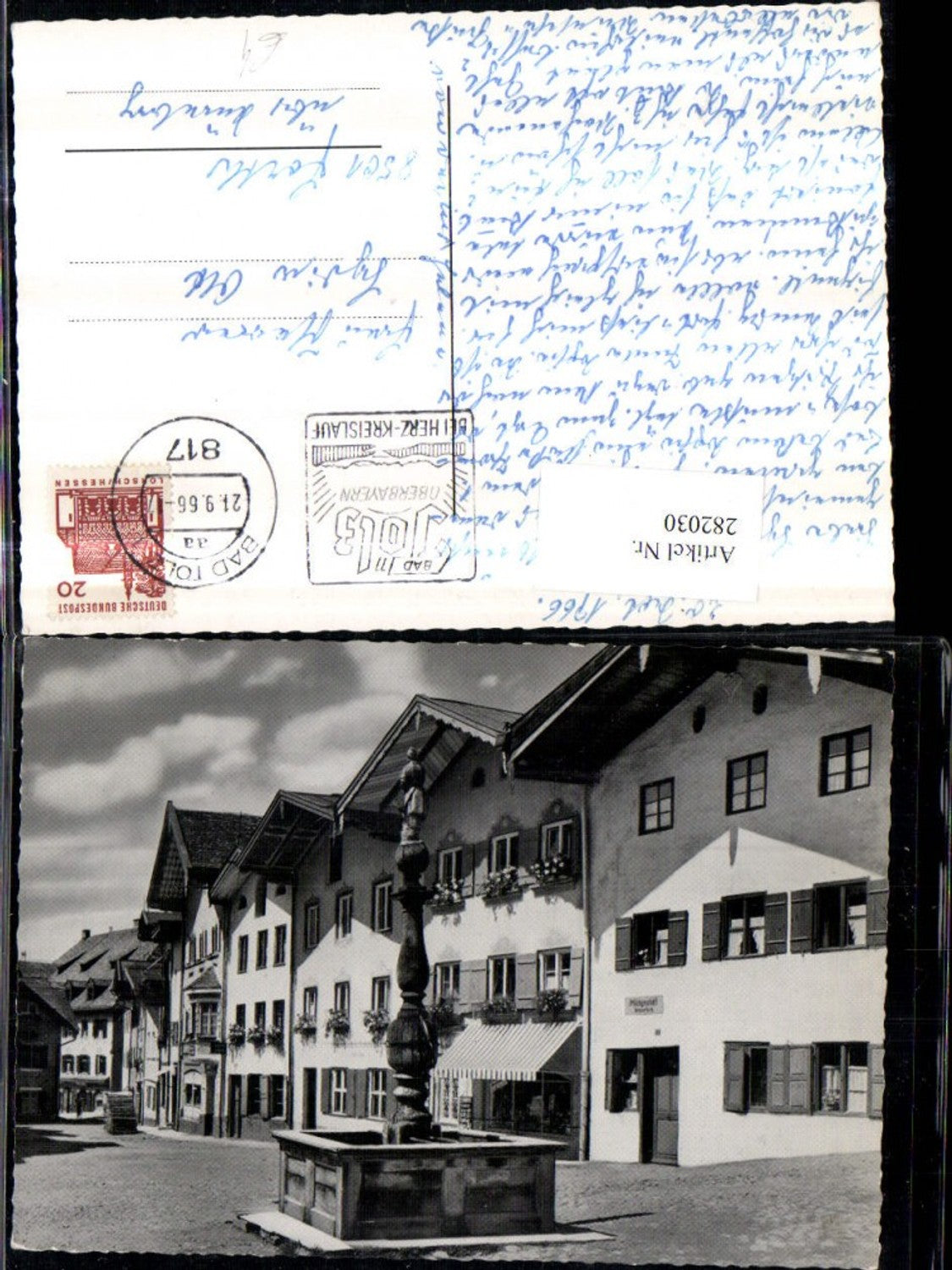 282030, Bad Tölz Fountain Street View