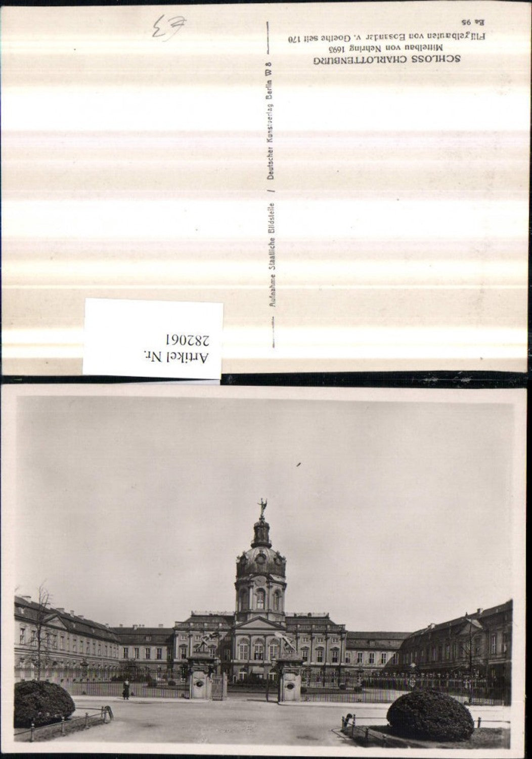 282061,Berlin Schloss Charlottenburg Mittelbau von Nehring