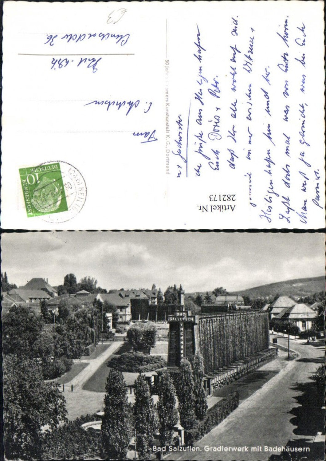 282173,Bad Salzuflen Gradierwerk m. Badehäusern