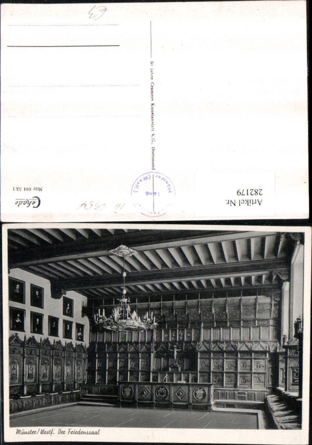282179,Münster in Westfalen Der Friedenssaal Innenansicht