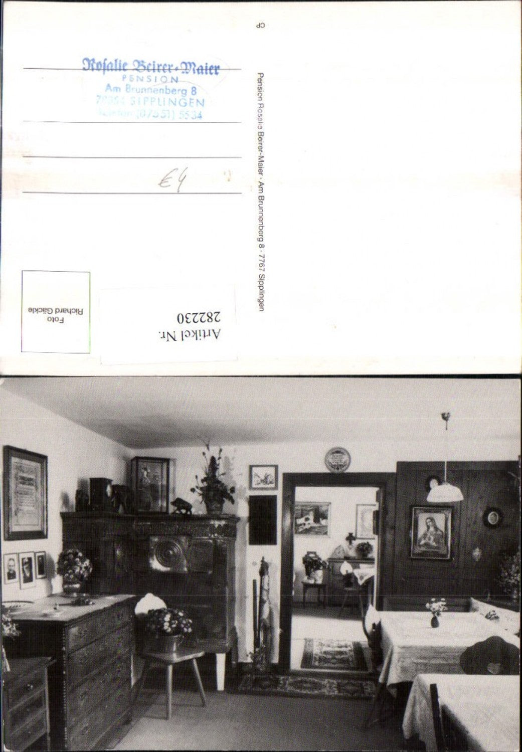 282230,Sipplingen Pension Rosalie Beirer-Maier Innenansicht