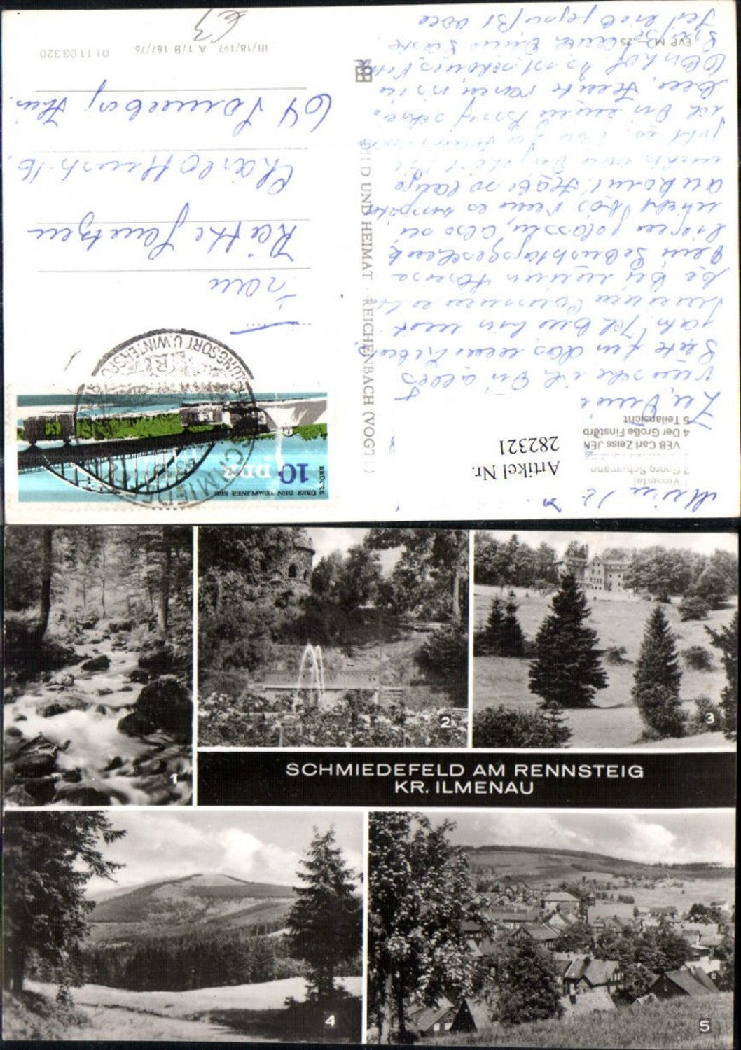 282321, Schmiedefeld am Rennsteig Vessertal Finsterberg Berggaststätte Georg Schumann-Platz Multi-view map