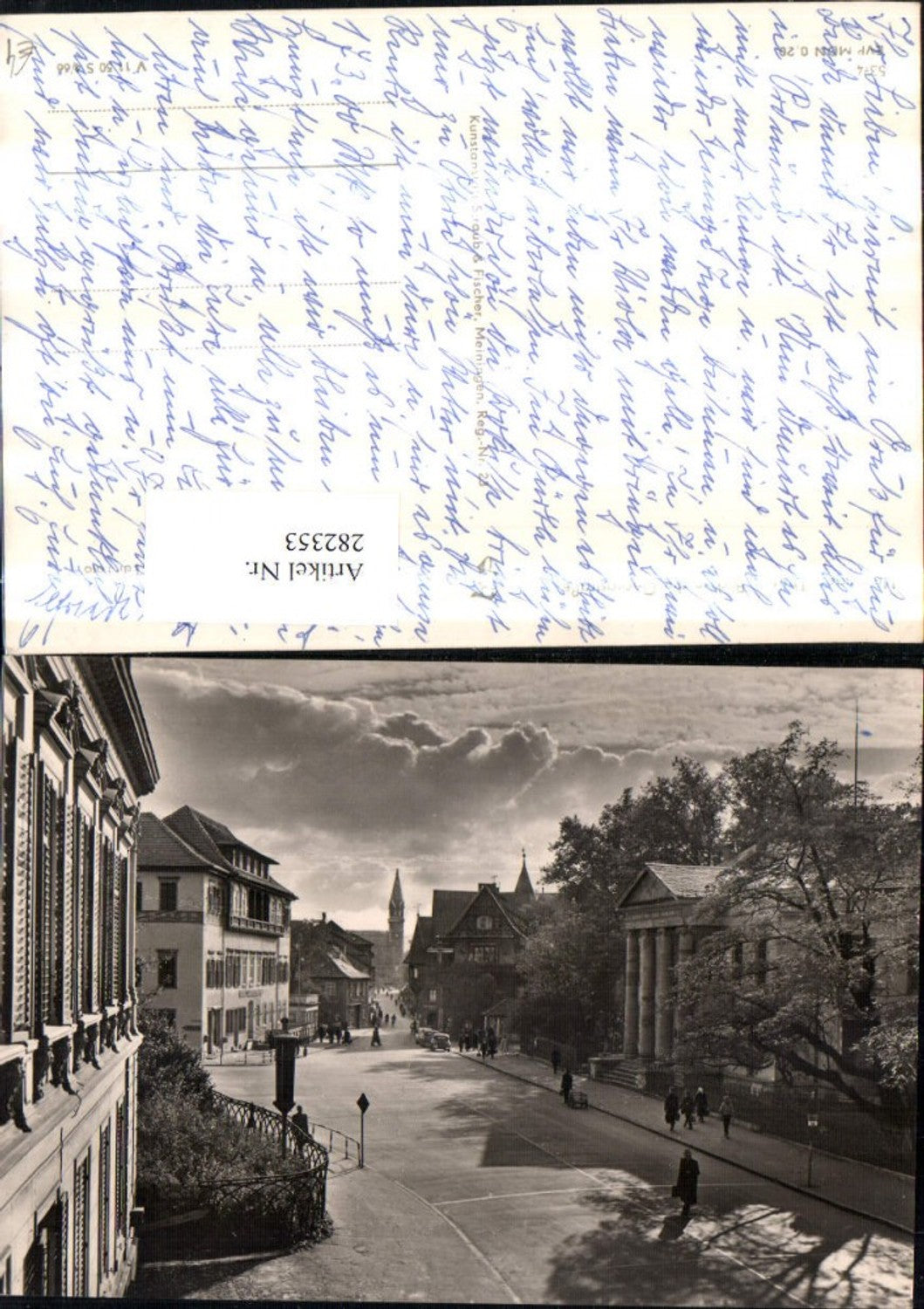 282353,Meiningen in Thüringen Georgstraße Straßenansicht