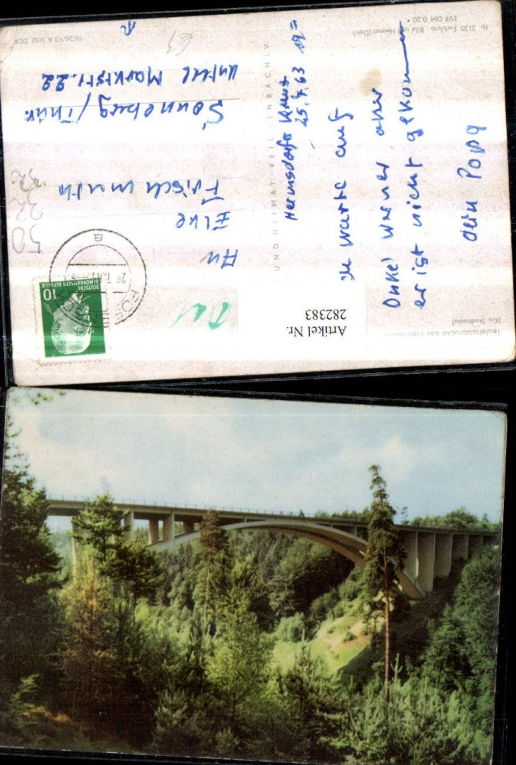 282383,Teufeltalsbrücke Brücke b. Hermsdorf pub VEB