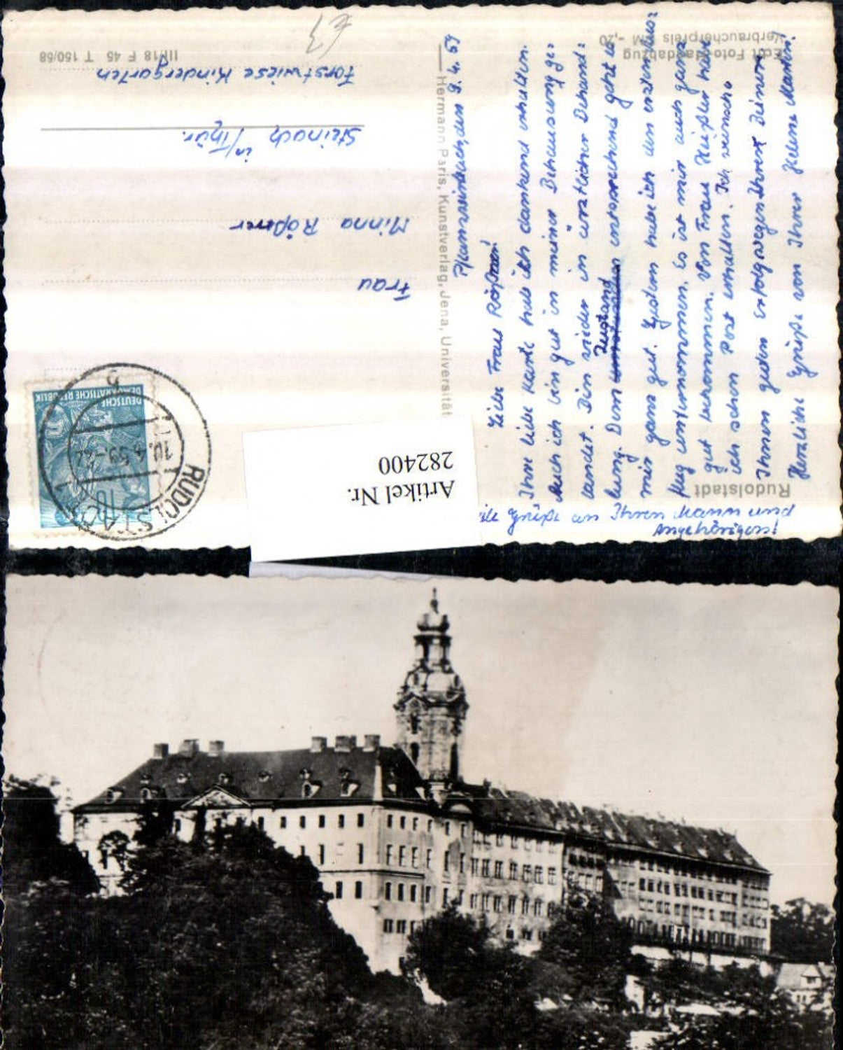 282400, Rudolstadt Heidecksburg Castle