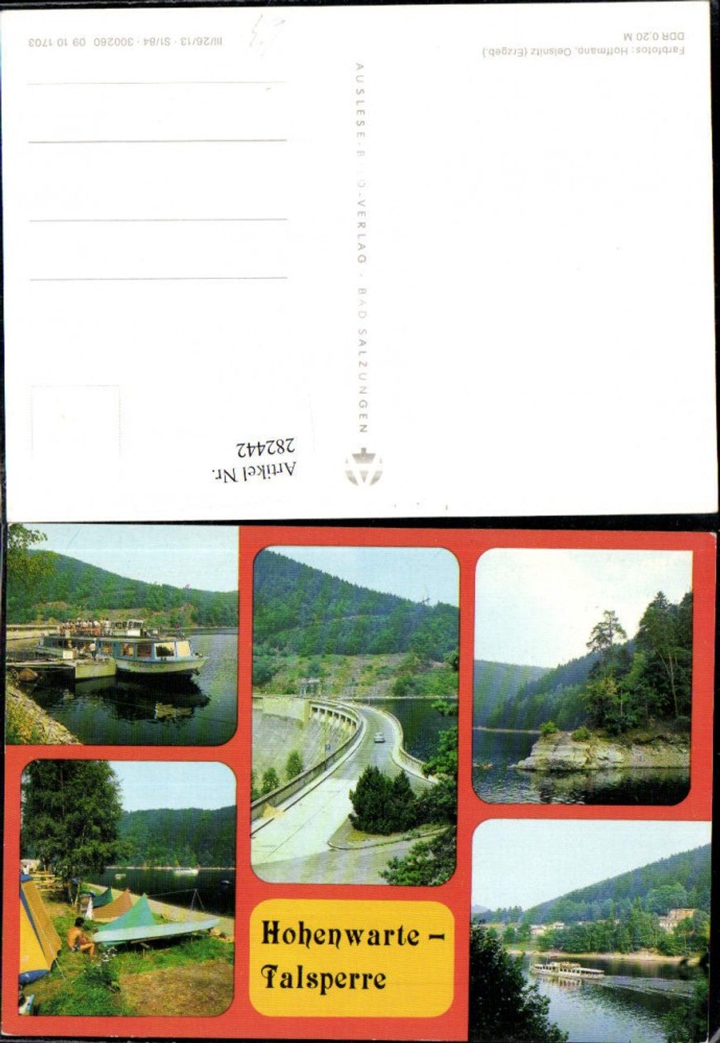 282442, Hohenwarte Reservoir Boat Camping Multi-image map