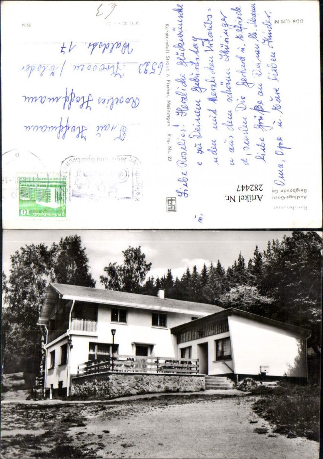 282447,Benshausen Gaststätte Bergbaude Geisenhimmel