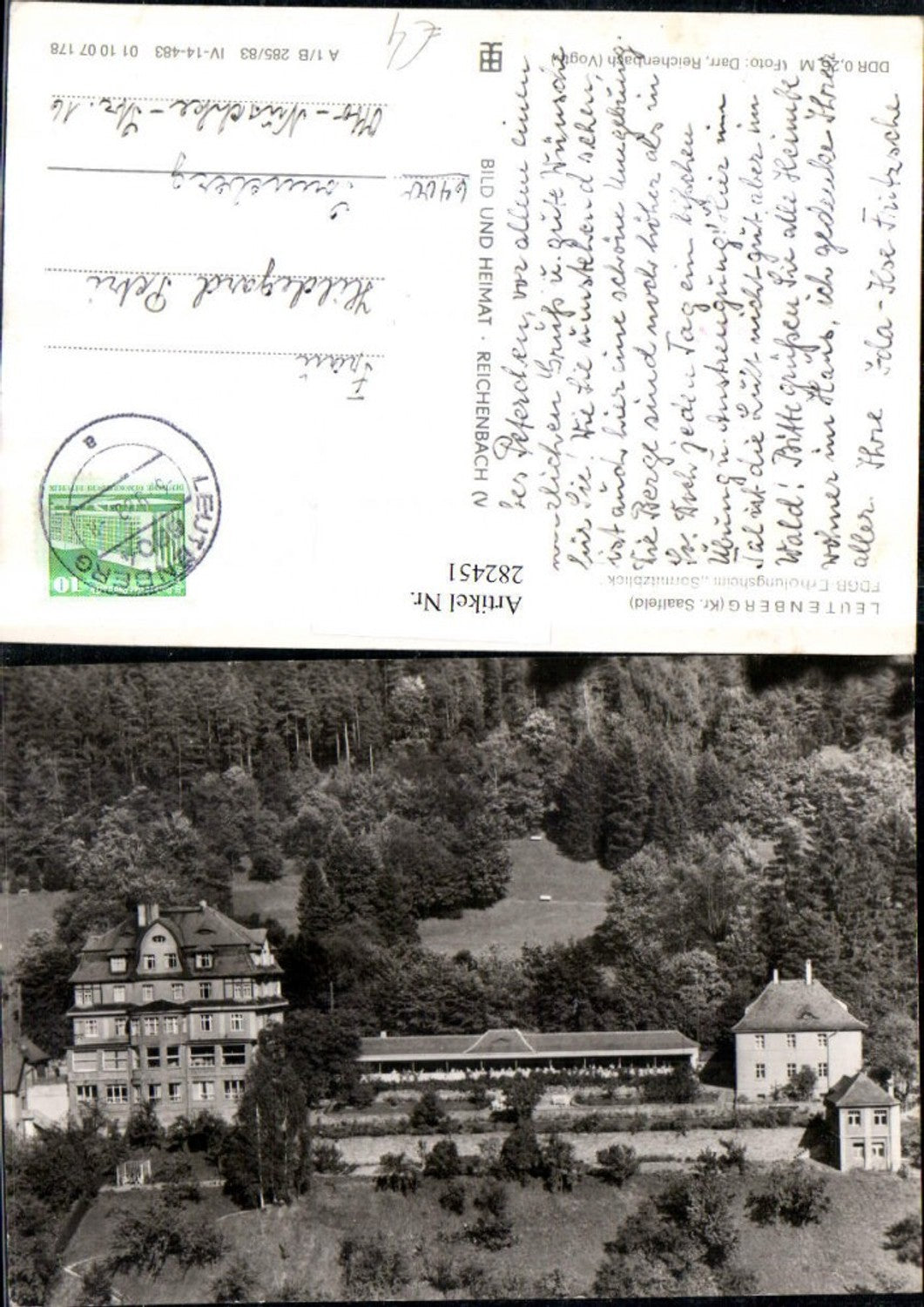 282451,Leutenberg FDGB-Erholungsheim Sormitzblick