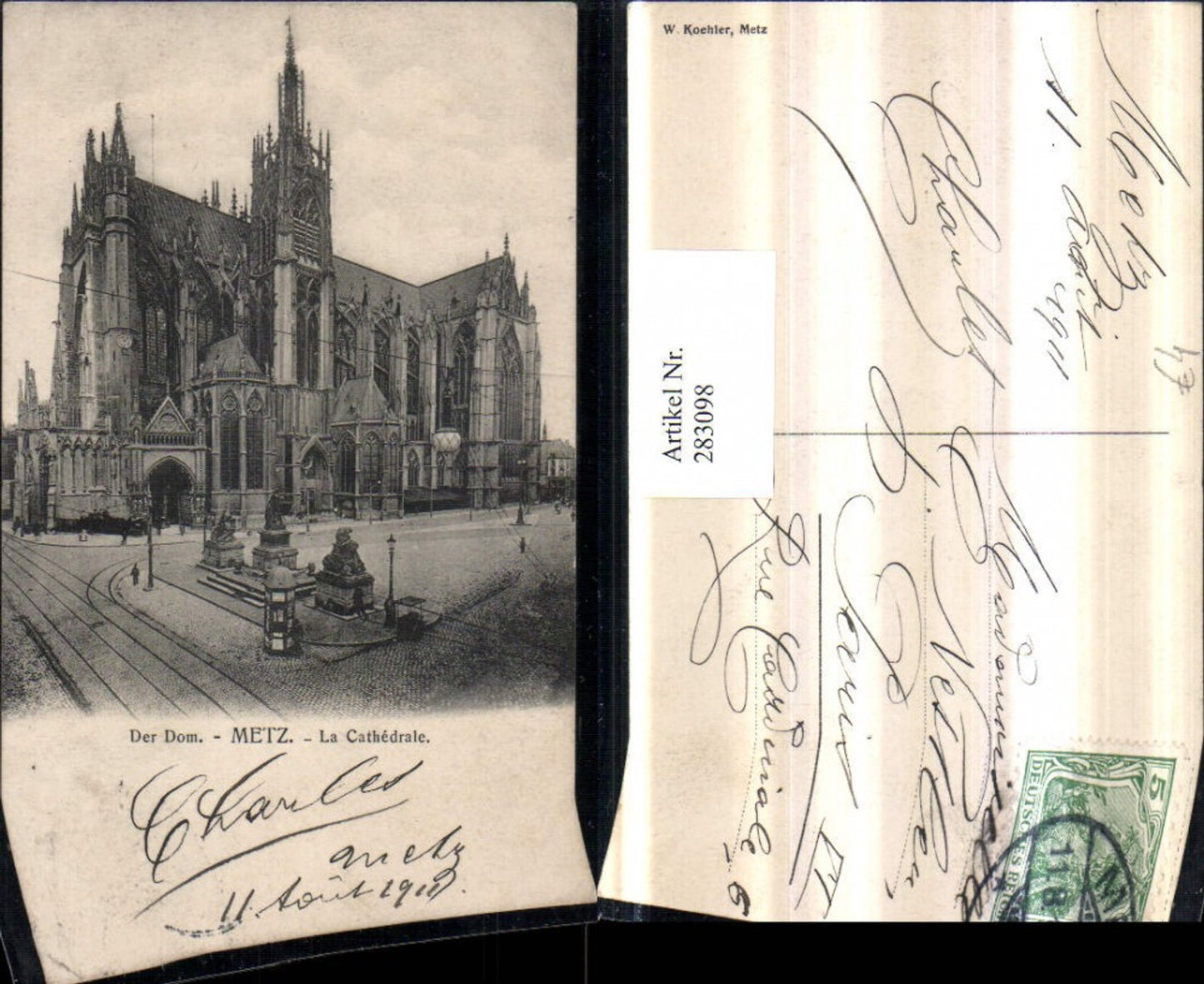 283098,Elsass Metz La Cathedrale Der Dom