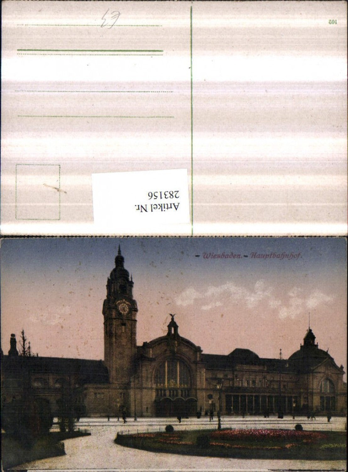283156,Wiesbaden Hauptbahnhof Bahnhof