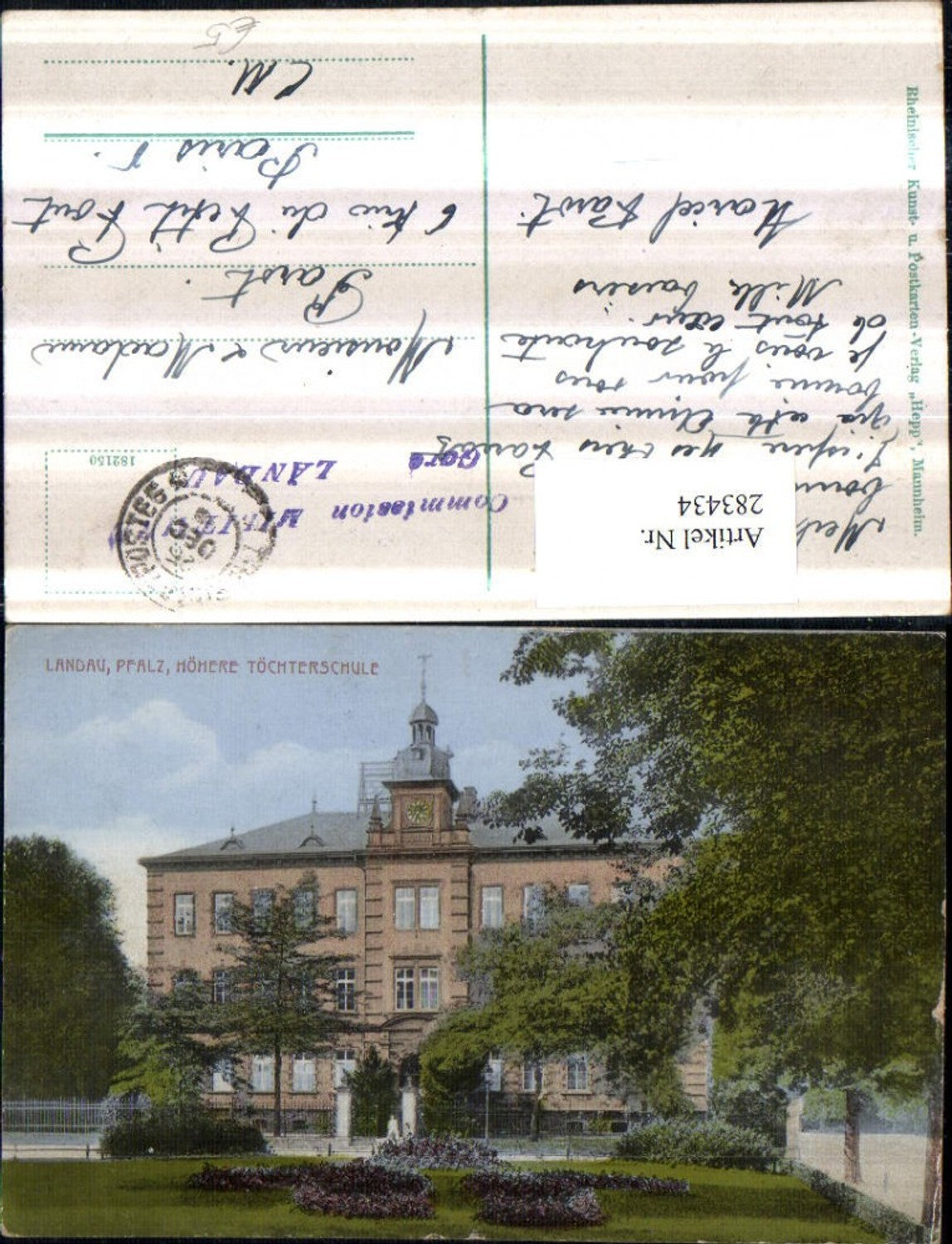 283434,Landau in d. Pfalz Höhere Töchterschule Gebäude