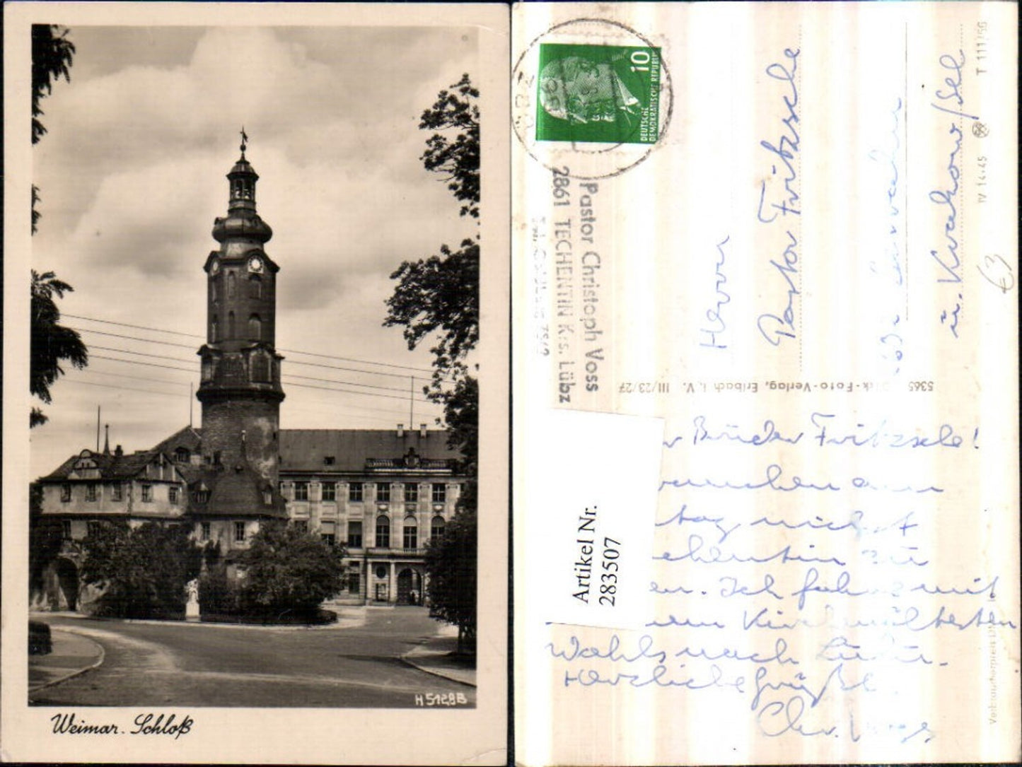 283507, Weimar Castle Tower