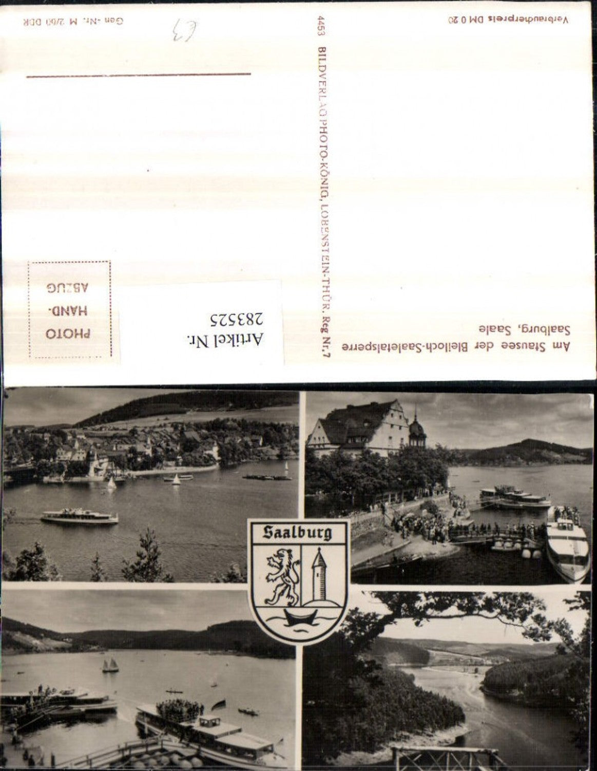 283525, Saalburg on the Saale River, Bleiloch Reservoir - Saale Dam, multi-view map