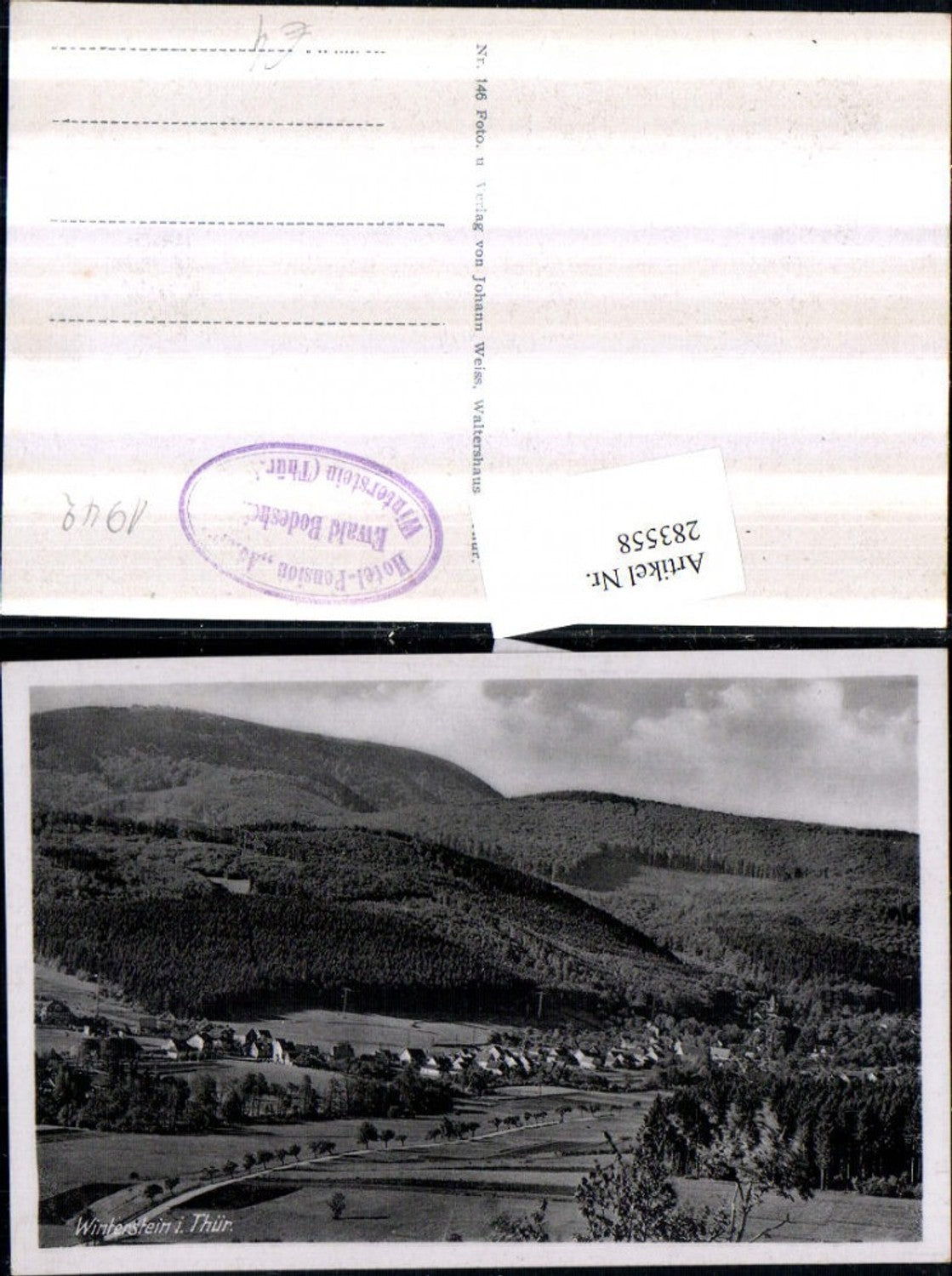 283558,Winterstein in Thüringen Totale