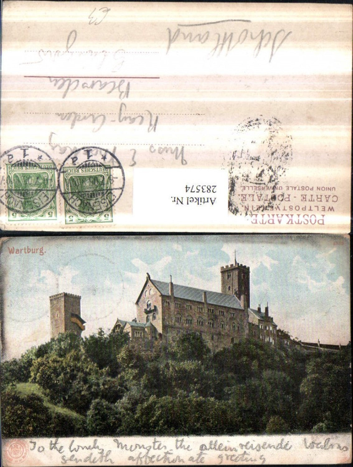 283574, Eisenach Wartburg Castle
