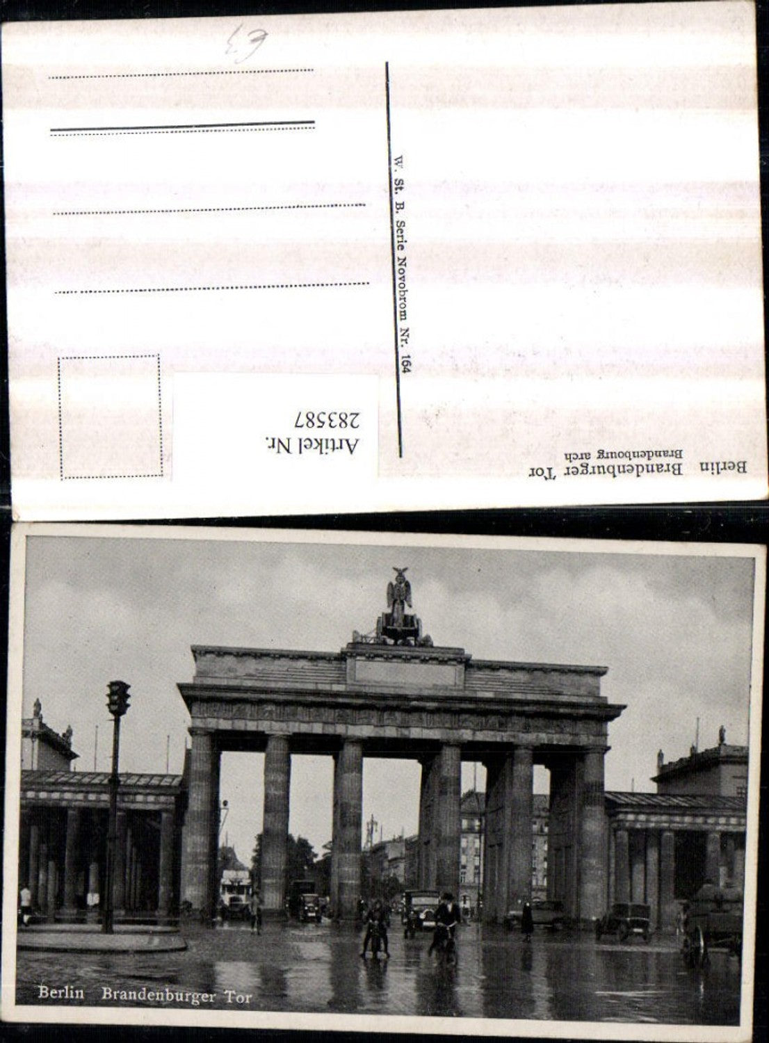 283587,Berlin Brandenburger Tor Straßenansicht